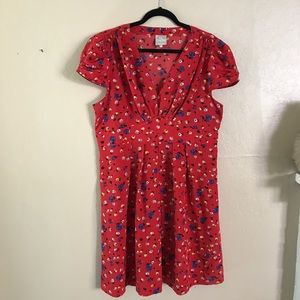 Adorable Red Floral Day Dress by Hi There from KW